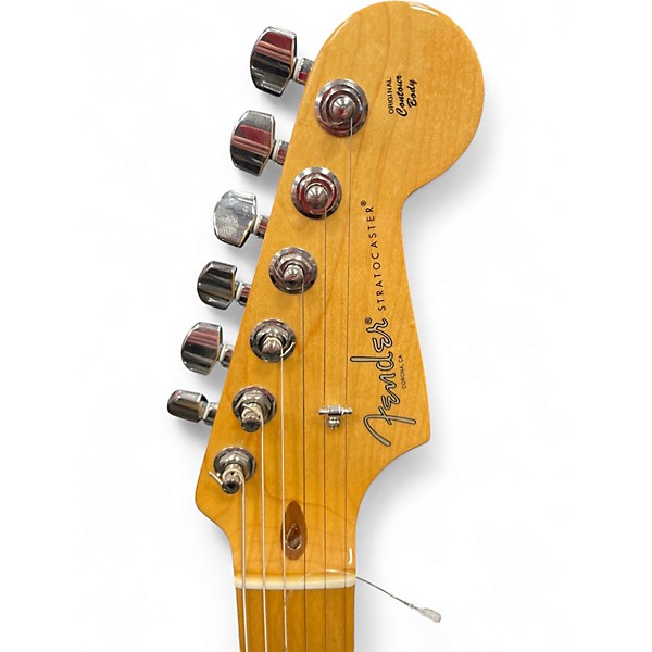 Used 2017 Fender American Professional Stratocaster SSS Olympic White Solid Body Electric Guitar