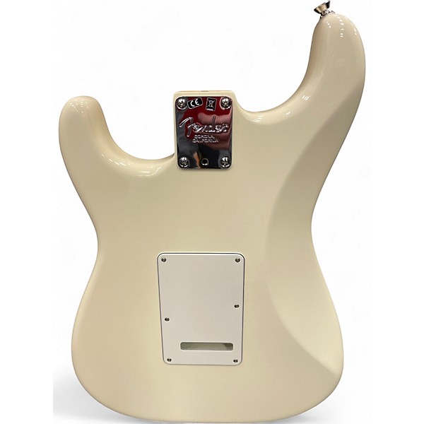Used 2017 Fender American Professional Stratocaster SSS Olympic White Solid Body Electric Guitar