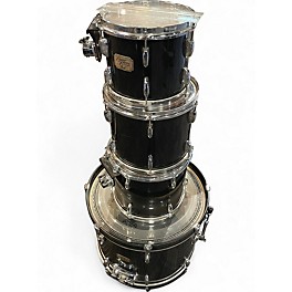 Used 2004 Pearl 3 Piece Export Black Drum Kit