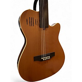 Used Godin A11 Fretless 11 String Natural Classical Acoustic Electric Guitar