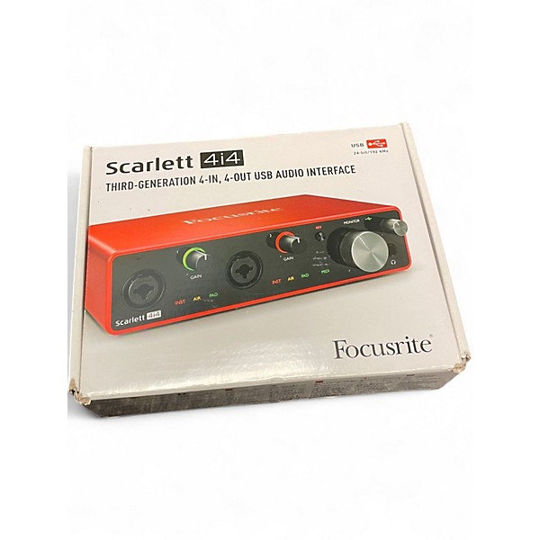 Used Focusrite Scarlett 4i4 Gen 3 Audio Interface | Guitar
