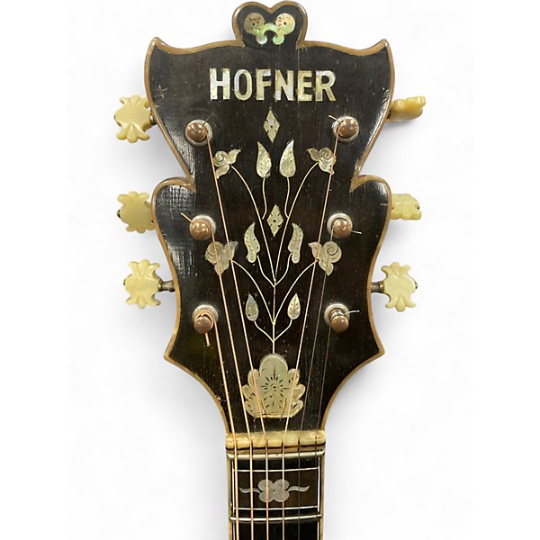 Vintage 1957 Hofner commitee Natural Acoustic Guitar