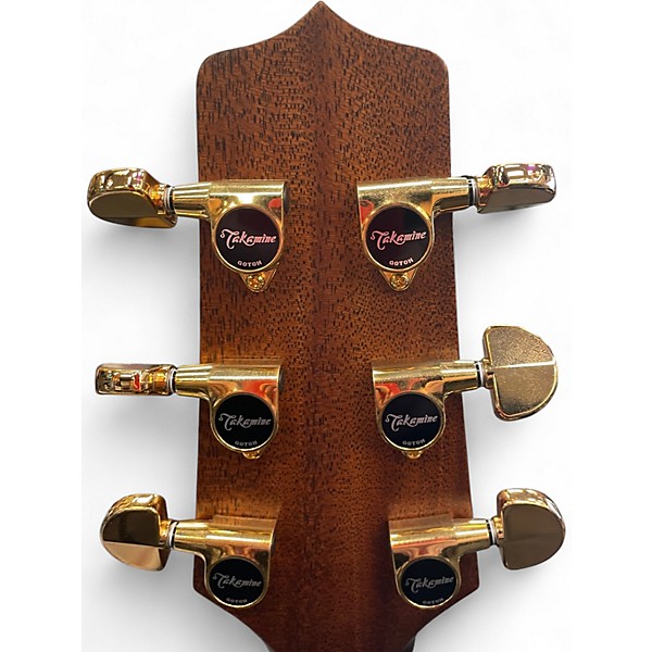 Used Takamine EF7MLS Lutz Natural Acoustic Electric Guitar