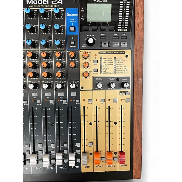 Used TASCAM MODEL 24 MULTITRACK LIVE RECORDING CONSOLE Unpowered Mixer