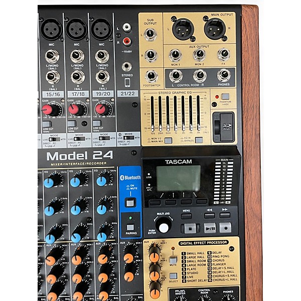 Used TASCAM MODEL 24 MULTITRACK LIVE RECORDING CONSOLE Unpowered Mixer