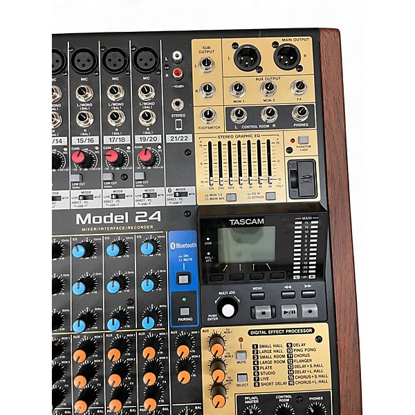 Used TASCAM MODEL 24 MULTITRACK LIVE RECORDING CONSOLE Unpowered Mixer