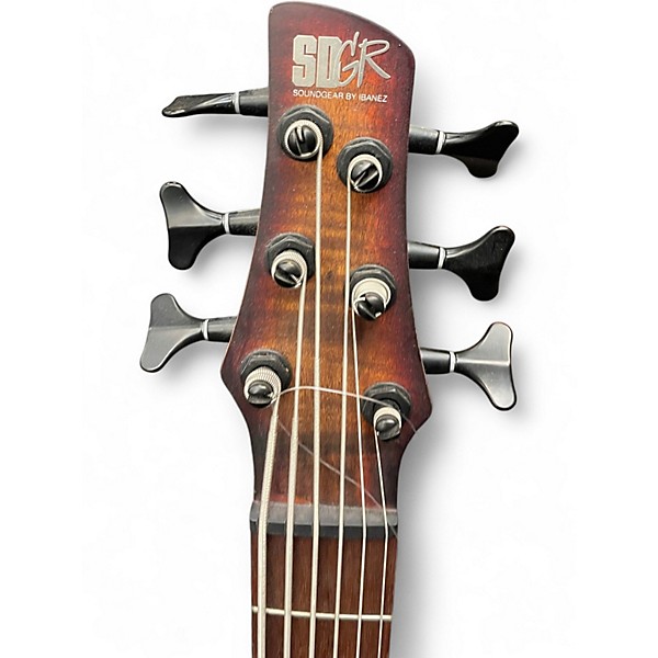 Used Ibanez SR878 Antique Natural Electric Bass Guitar