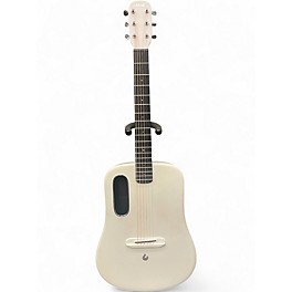Used LAVA MUSIC Lava White Acoustic Electric Guitar