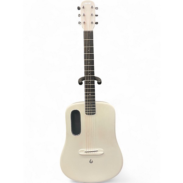 Used LAVA MUSIC Lava White Acoustic Electric Guitar