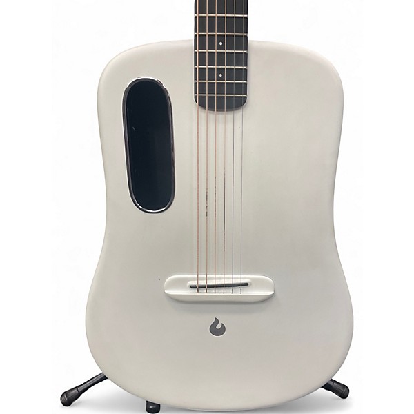 Used LAVA MUSIC Lava White Acoustic Electric Guitar