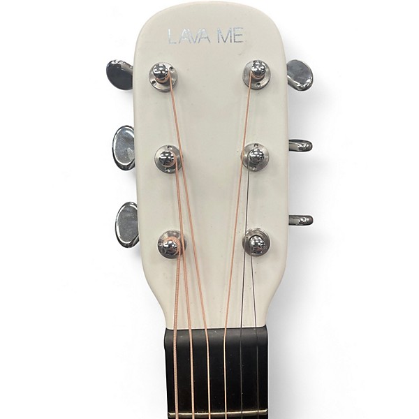 Used LAVA MUSIC Lava White Acoustic Electric Guitar