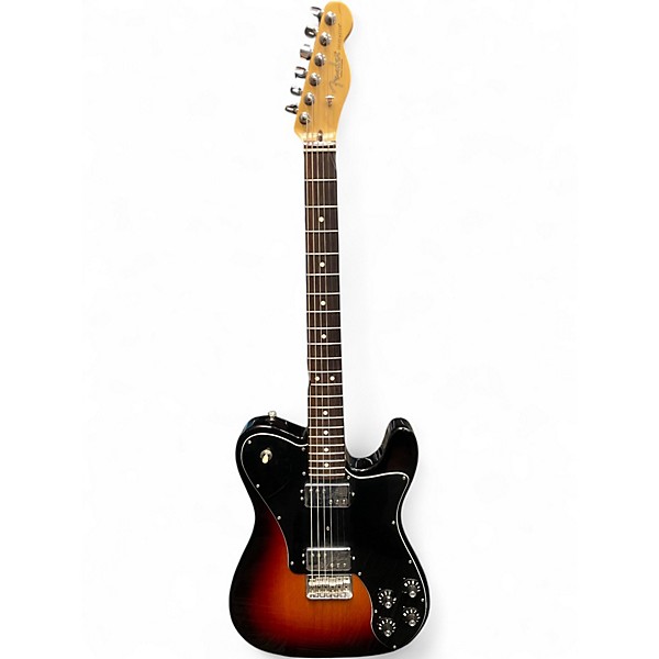 Used Fender American Deluxe Telecaster 2 Color Sunburst Solid Body Electric Guitar