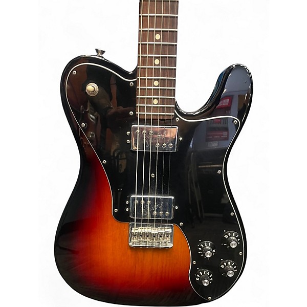 Used Fender American Deluxe Telecaster 2 Color Sunburst Solid Body Electric Guitar