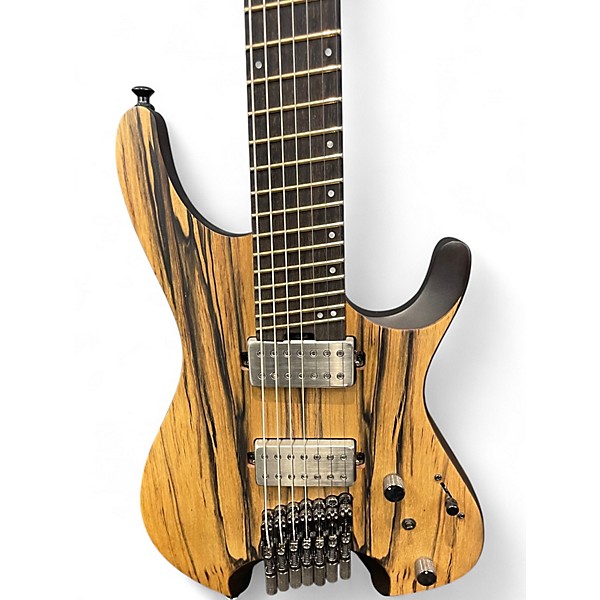 Used Ibanez QX527PE Natural Solid Body Electric Guitar