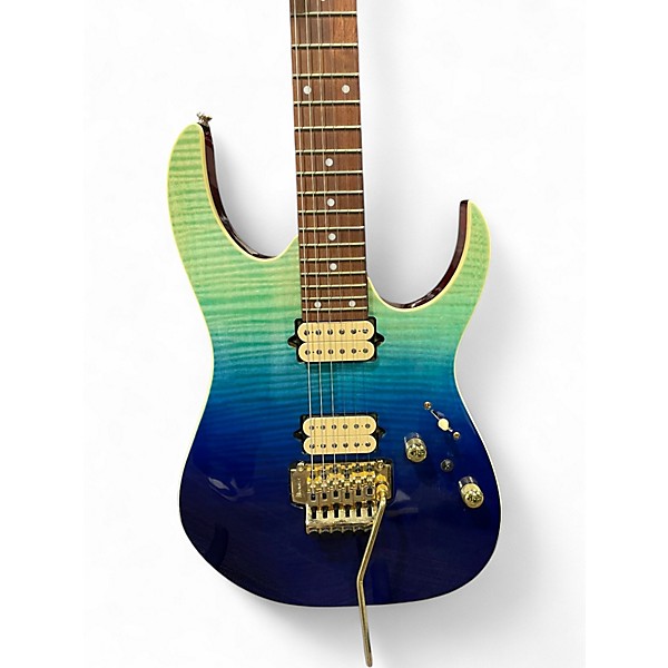 Used Ibanez RG420HPFM Blue Burst Solid Body Electric Guitar