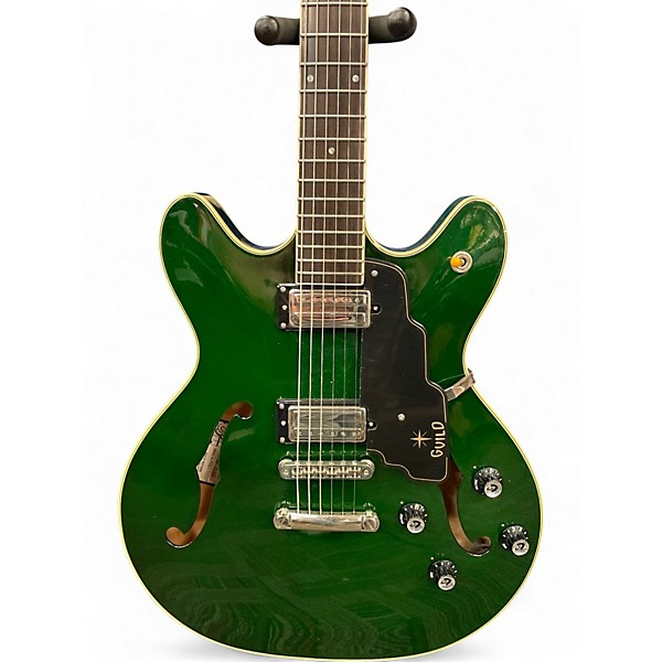 Used Guild Starfire IV Emerald Green Hollow Body Electric Guitar