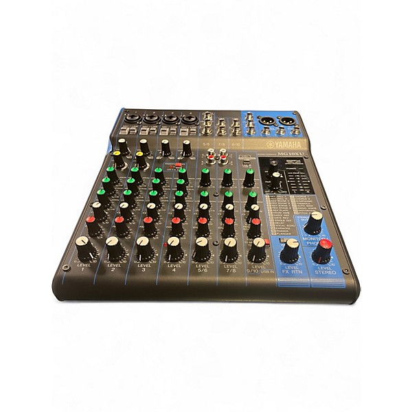 Used Yamaha MG10XU 10 Channel Mixer with Effects Unpowered Mixer
