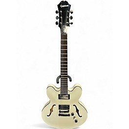 Used Epiphone Dot Studio WHITE Hollow Body Electric Guitar