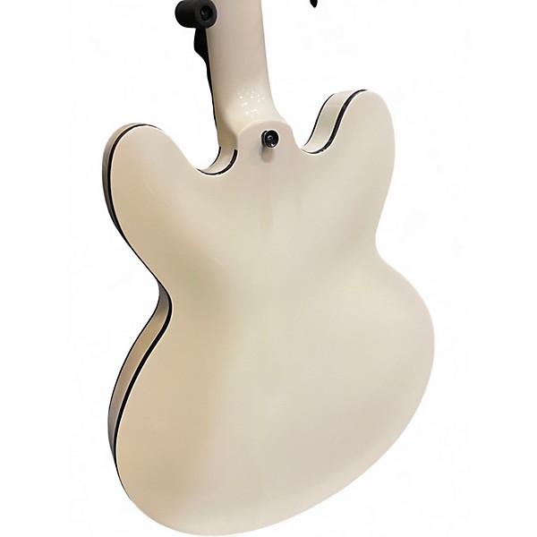 Used Epiphone Dot Studio WHITE Hollow Body Electric Guitar