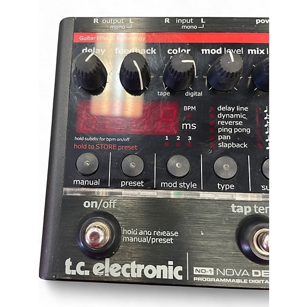 Used TC Electronic ND1 Nova Delay Effect Pedal