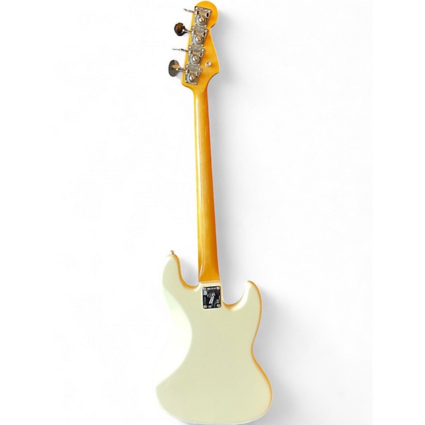 Used Fender American Vintage II Jazz Bass Left-Handed Olympic White Electric Bass Guitar