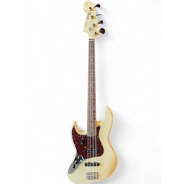 Used Fender American Vintage II Jazz Bass Left-Handed Olympic White Electric Bass Guitar