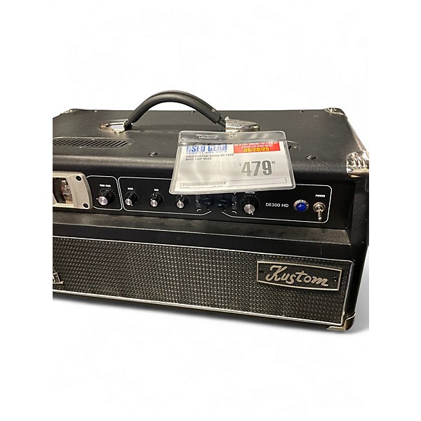 Used Kustom DE300 HD Tube Bass Amp Head