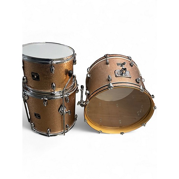 Used Gretsch Drums 3 Piece Catalina Club Jazz Series champagne sparkle Drum Kit