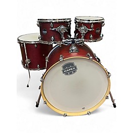 Used Mapex 5 Piece Mars Red Stain Drum Kit