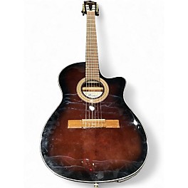 Used Ibanez GA35TCE-DVS Brown Sunburst Classical Acoustic Electric Guitar