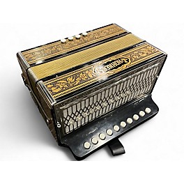 Used Hohner Vienna 1-Row 4-Bass 10-Treble Button "C" Diatonic Accordion
