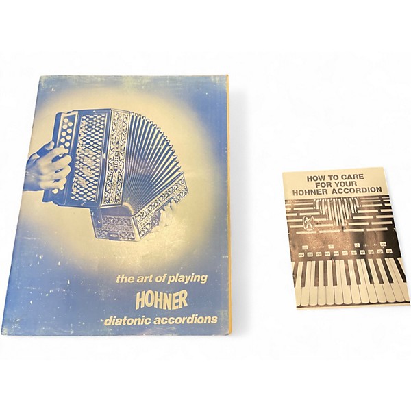 Used Hohner Vienna 1-Row 4-Bass 10-Treble Button "C" Diatonic Accordion