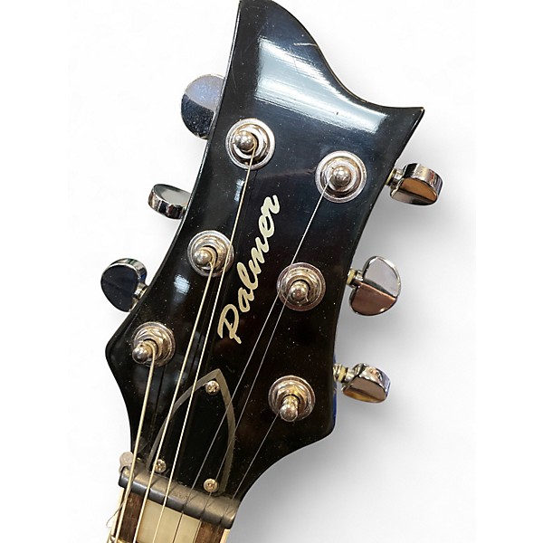 Used Palmer PE-LPS Trans Black Solid Body Electric Guitar