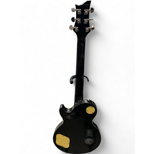 Used Palmer PE-LPS Trans Black Solid Body Electric Guitar