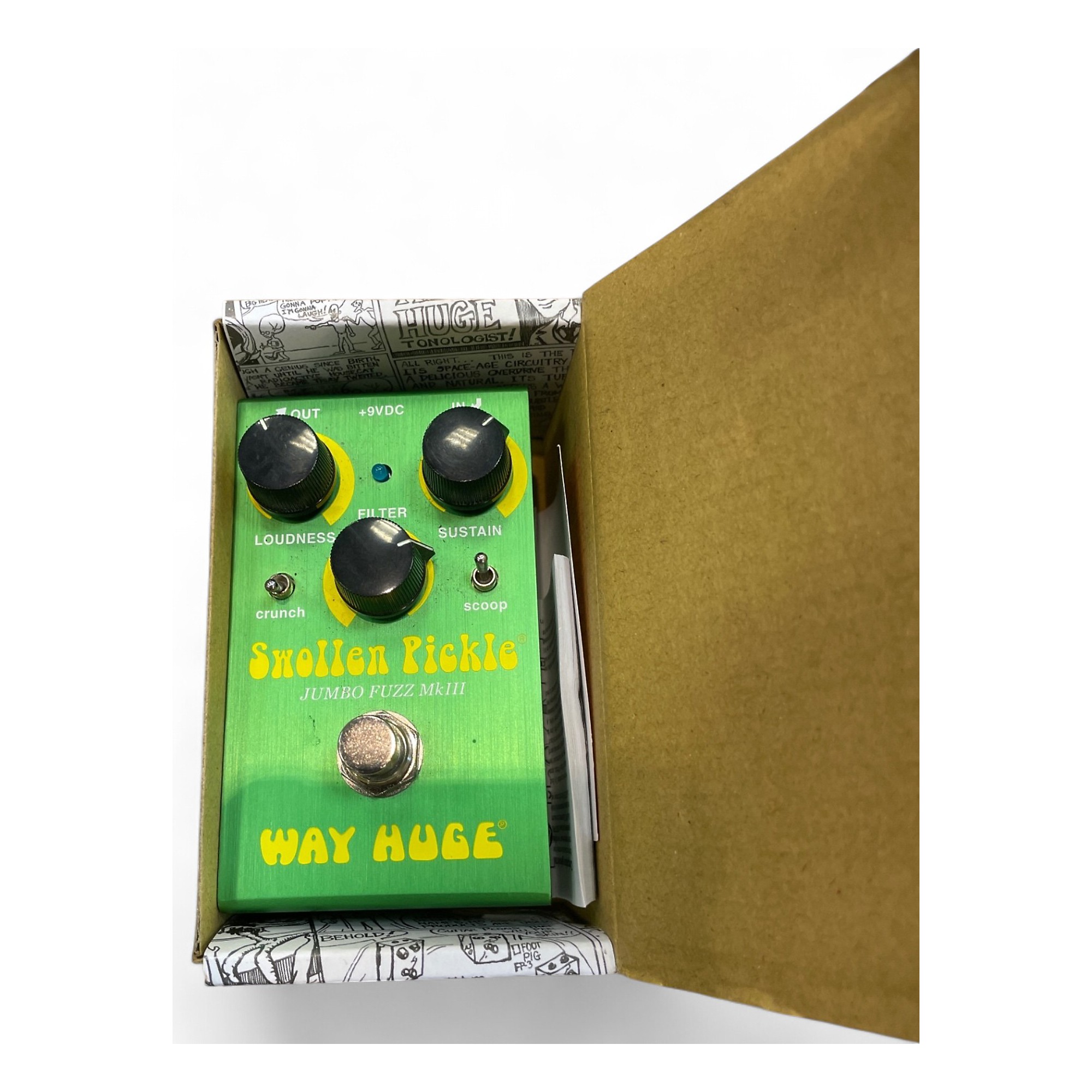 ギター WHE402DD SwollenPickleDirtyDonnyEdition WAY HUGE® SWOLLEN PICKLE® JUMBO FUZZ MKIIS - Dunlop