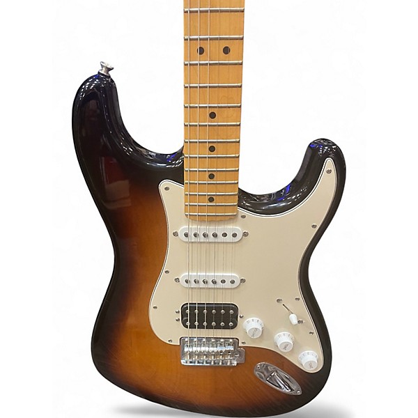 Used Fender American Standard Stratocaster Sunburst Solid Body Electric Guitar