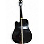 Used Esteban American Legacy Midnight Steel Black Acoustic Electric Guitar