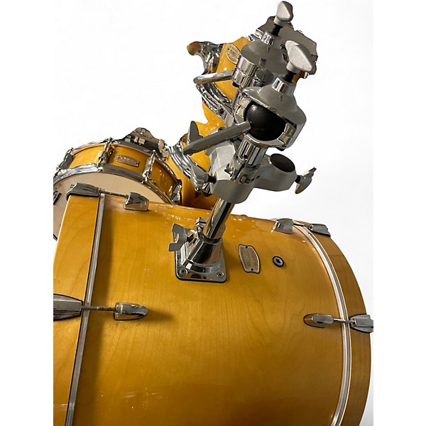 Used Yamaha 5 Piece STAGE CUSTOM  NATURAL WOOD Drum Kit