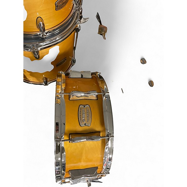 Used Yamaha 5 Piece STAGE CUSTOM  NATURAL WOOD Drum Kit