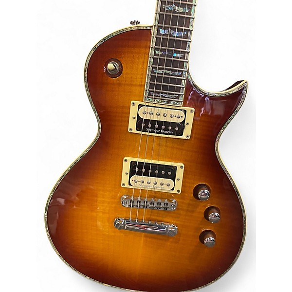 Used ESP EC1000 Deluxe 2 Tone Sunburst Solid Body Electric Guitar