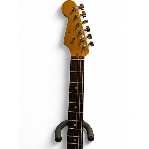 Used 2022 Fender American Ultra Stratocaster 3 Tone Sunburst Solid Body Electric Guitar