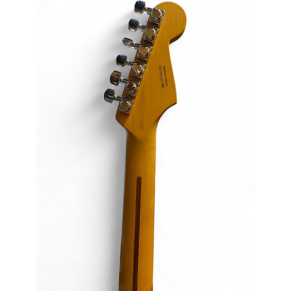 Used 2022 Fender American Ultra Stratocaster 3 Tone Sunburst Solid Body Electric Guitar