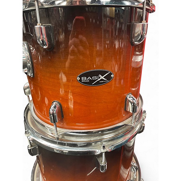 Used Basix 5 Piece Concept Series Limited Faded Tobacco Drum Kit