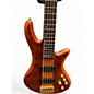 Used Schecter Guitar Research Stiletto Studio 5 String Satin Honey Electric Bass Guitar