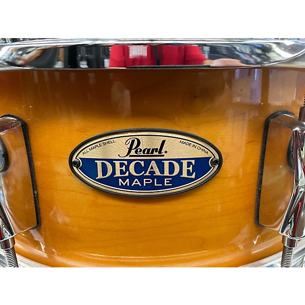 Used Pearl 14X5.5 DECADE MAPLE Natural Drum