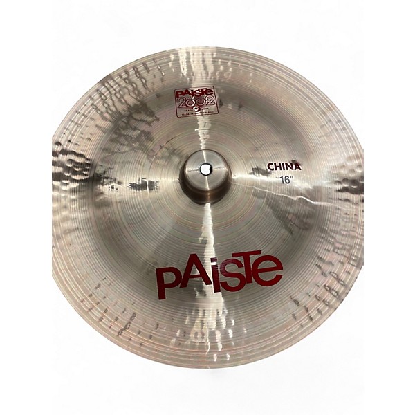 Used Paiste 16in 2002 China Cymbal