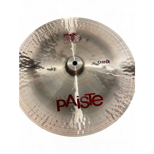 Used Paiste 16in 2002 China Cymbal