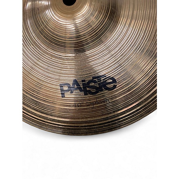Used Paiste 10in Sound Formula Splash Cymbal