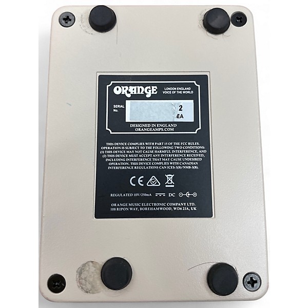 Used Orange Amplifiers Acoustic Pedal Pedal