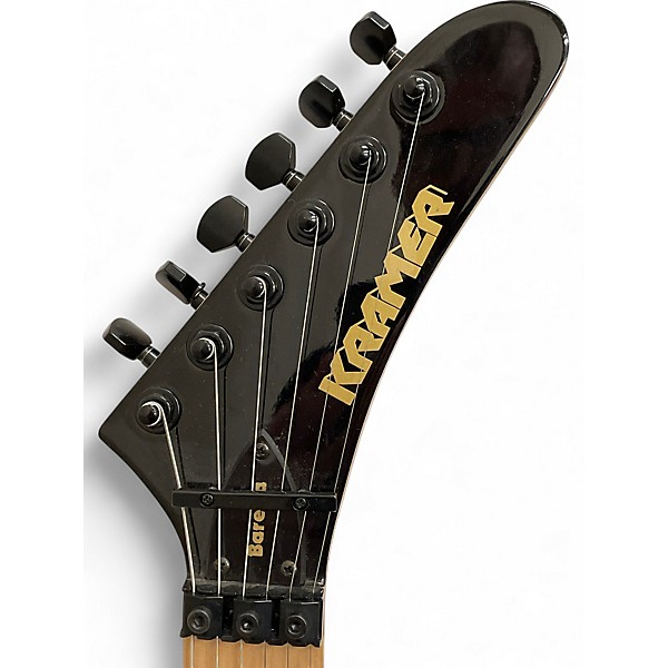 Used Kramer Feral Cat Rainbow Leopard Solid Body Electric Guitar